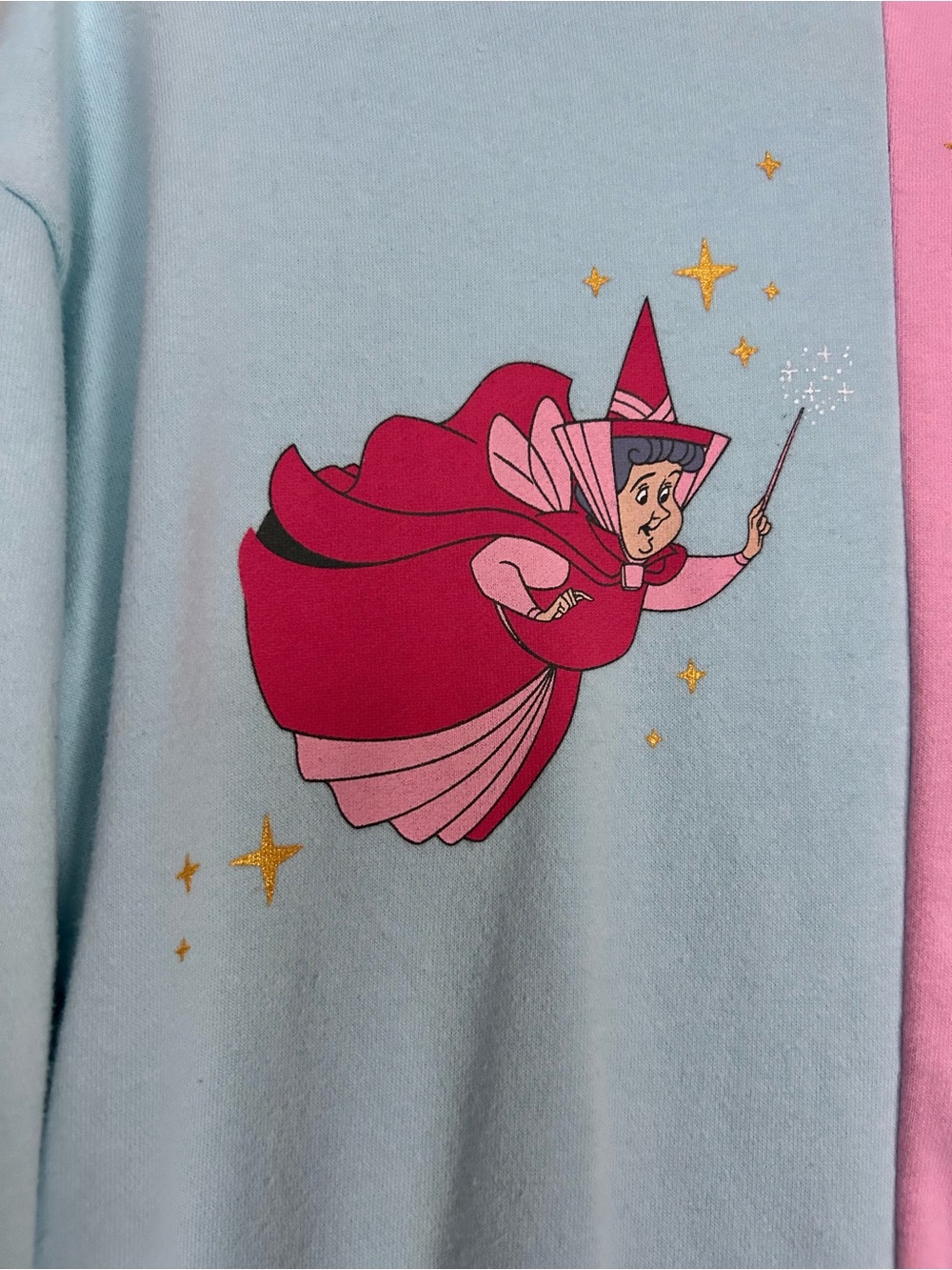 Loungefly & Disney Sleeping Beauty Dual-Tone Hoodie - Light Blue & Pink - Picture 5 of 10